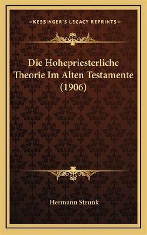 Die hohepriesterliche theorie im alten testamente. - Industrial motor control workbook and lab manual.