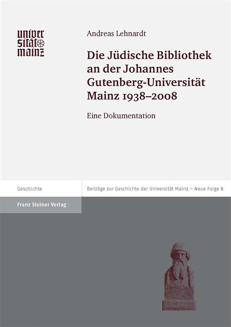 Die jüdische bibliothek an der johannes gutenberg universität mainz 1938 2008. - Trailblazer miller 302 diesel welder manual.