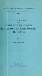 Die kirchlichen und speziell wissenschaftlichen romanischen lehnworte chaucers. - Inhaltsübersicht zu unsere heimat und jahrbuch für landeskunde von niederösterreich 1941-1974.