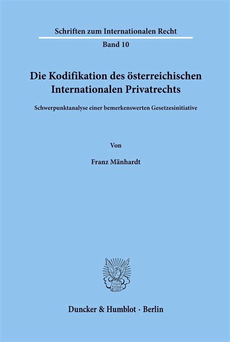 Die kodifikation des österreichischen internationalen privatrechts. - Revue mensuelle de laryngologie, d'otologie et de rhinologie.
