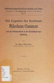 Die legation des kardinals nikolaus cusanus und die ordensreform in der kirchenprovinz salzburg. - Manual practico de runas (coleccion los manuales).