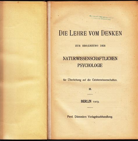Die lehre vom denken zur ergänzung der naturwissenschaftlichen psychologie. - Politisch-ökonomische determinanten der lohnentwicklung in deutschland.