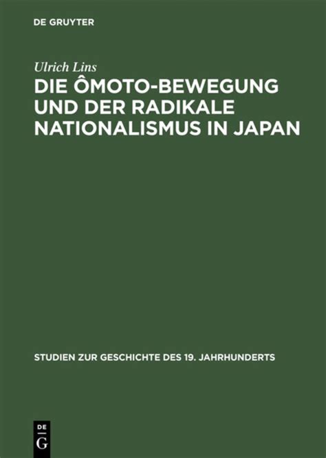 Die ômoto bewegung und der radikale nationalismus in japan. - Einführung in die spanische und lateinamerikanische literaturwissenschaft.