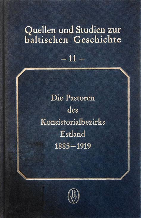 Die pastoren des konsistorialbezirks estland, 1885 1919. - Así son los abuelos que viven lejos.