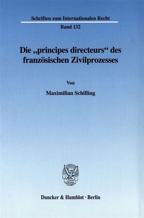 Die principes directeurs des französischen zivilprozesses. - Sarah plain and tall literature guide.