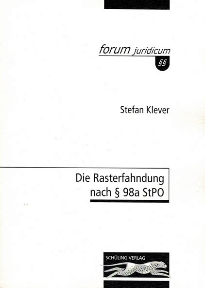 Die rasterfahndung nach [paragraph] 98a stpo. - Ucf chemistry placement test study guide.