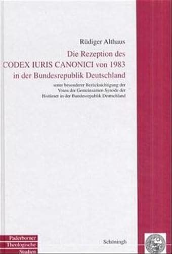 Die rezeption des codex iuris canonici von 1983 in der bundesrepublik deutschland. - Juranaposs qualitätshandbuch 4. ausgabe internationale ausgabe.