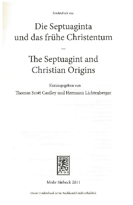 Die septuaginta und das frühe christentum =. - 2005 acura tl parking brake shoe manual.