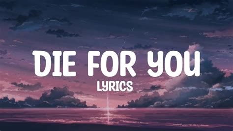 Died for you lyrics. Things To Know About Died for you lyrics. 