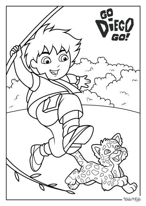 Diego Coloring Shee