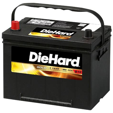 Tools So Reliable they are DieHard; Battery Accessories; Batteries and Flashlights; Wiper Blades; Footwear; Floor Mats; Where to Buy; Legacy; Help Center. Batteries 101. Why Batteries Fail in Winter; Basic Auto Battery Maintenance; Signs Your Battery is Dying; Auto Battery Recycling; Using a Portable Battery Jumper; Car Battery Size Chart ...