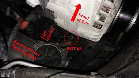 Diesel Emissions Sensor Number and Location