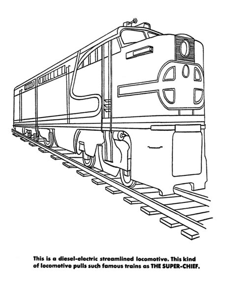 Diesel Train Coloring Pages To Print Coloring Pages