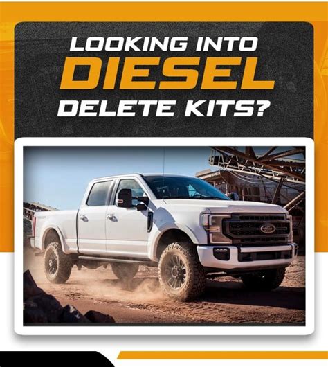 Diesel delete kit. 101 reviews. $1,599.00 USD. The Full Delete Bundle includes everything you need to remove your entire emissions system. Your emissions codes will be gone. Your truck will … 