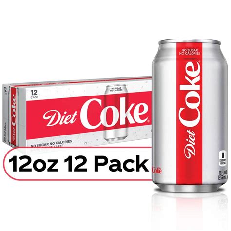 Diet Coke, 12 Fluid Ounces Calories, Carbs & Nutrition Facts