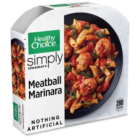 Diet Foods I - Healthy Choice - Simply Steamers - Meatball Marinara