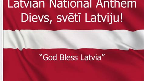 Dievs, svētī Latviju!