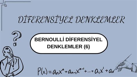 Diferensiyel denklemler.