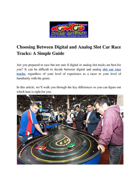 Difference Between Analog And Digital Slot Car Tracks: What Are Examples of Analogical Reasoning? image 1