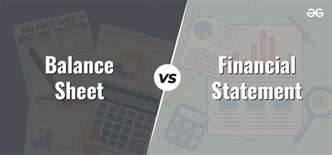 Difference Between Balance Sheet And Statement