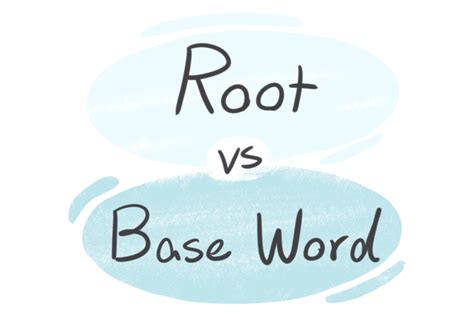 Difference Between Base Word and Root Word Base Word vs Root Word