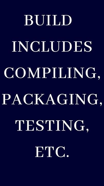 Difference Between Build and Compile build compile compiler 