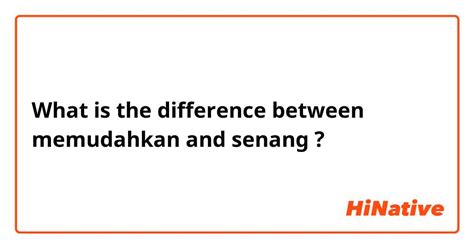 Difference Between Gembira And Senang