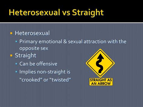 Difference Between Heterosexual and Straight