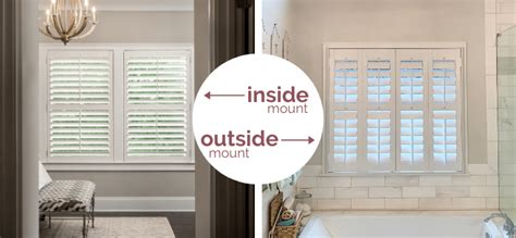 Difference Between Inside And Outside Mount Window Shutters