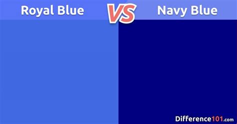 Difference Between Royal Blue And Navy Blue