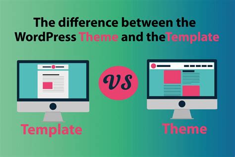 Difference Between Template And Theme Wordpress Theme Image