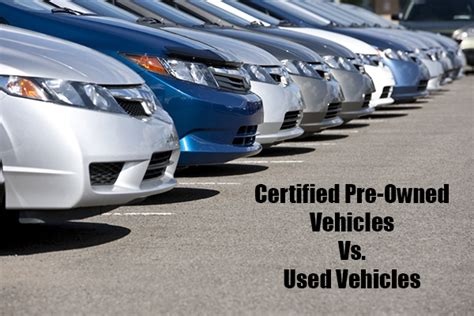 Difference Between Used and Certified Pre-Owned Vehicles