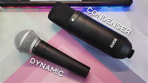 Difference between a dynamic and condenser microphone - Shure