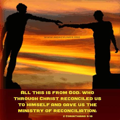 The Bible says forgiveness is a choice one individual came make without the consent of another. The Bible also says, however, that reconciliation needs two parties to both agree on forgiveness and the restoration of the relationship. According to the Bible, you can have forgiveness without reconciliation. However, you cannot have reconciliation .... 