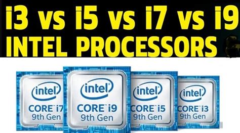 Difference between i3 i5 i7 i9 manufacturing.  Delivering robust, real...