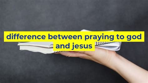 Difference between praying to god and jesus. If you’re short on time, here’s a quick answer to your question: God the Father and Jesus Christ the Son are two distinct persons within the Holy Trinity, with the … 