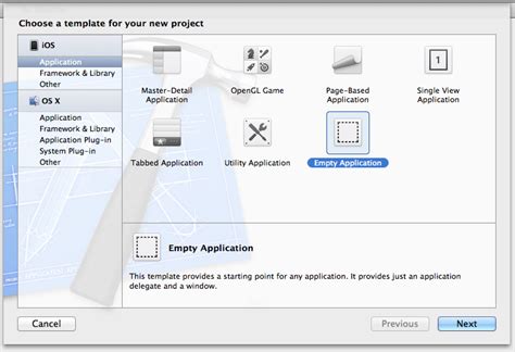 Differences Between Xcode Project Templates for iOS Apps CodeAntenna