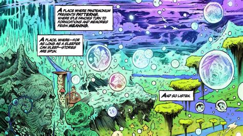 Differences between the Dreaming and Waking worlds in The Sandman