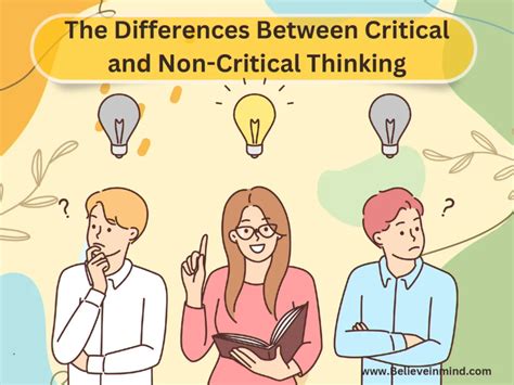 Differences in critical thinking