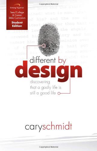Different By Design Curriculum Discovering That A Godly Life Is Still A Good Life Teacher Edition
