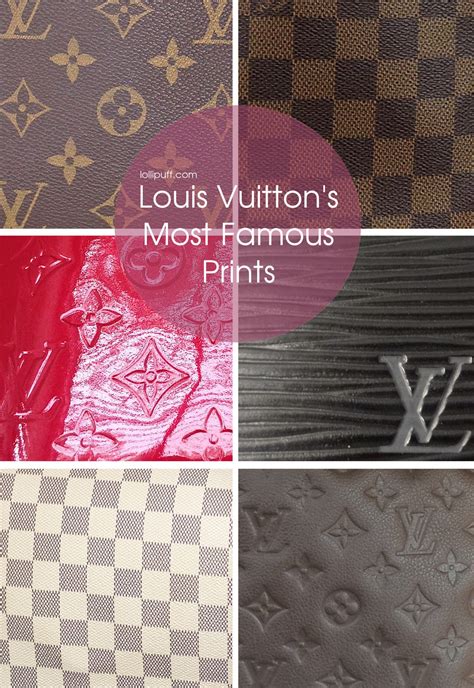 Different Louis Vuitton Prints and Patterns Lollipuff