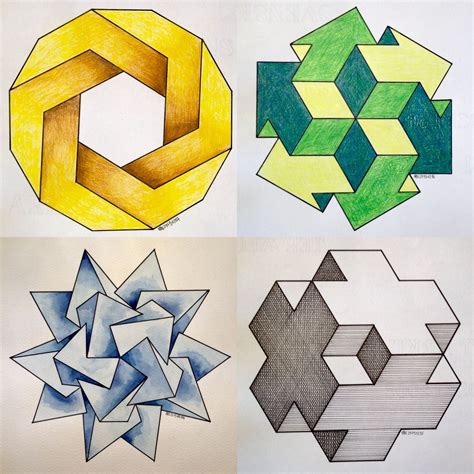 Different Shapes In Drawing