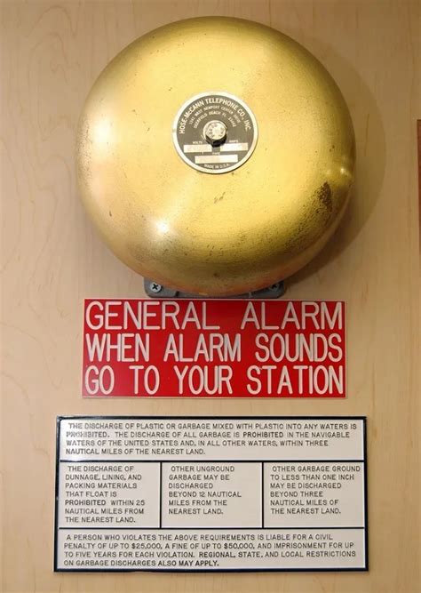 Different Types of Alarms on Ships – Marine Engineering - Softecks