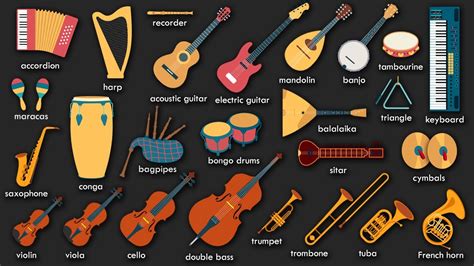 Different types musical instruments. 12 Musical Instruments for Preschoolers. Source: Sing And Grow. 12 Awesome Musical Instruments for Preschoolers. Here is a list of 12 instruments that are perfect for preschoolers: Drums. Yes, they are noisy but drums are a favorite among preschoolers. There is nothing like beating a drum and trying to create music. 