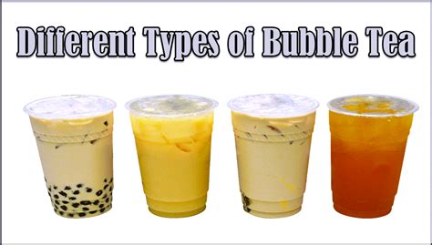 Different types of Bubble Tea You Must Taste - Asian Recipe