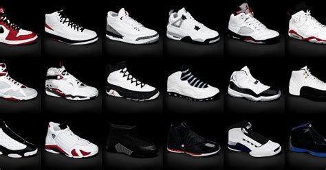 Different types of jordans. May 6, 2020 · Air Jordan 1. “These are the easiest Jordans to identify, right off the bat you have the Nike check on the side. And then you have the emblem up here on the high ankle [...] those two things ... 