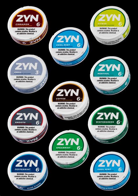  Also referred to as ZYNs, these pouches enable adult nicotine users to enjoy long-lasting flavor and nicotine release indoors, outdoors and on-the-go. ZYN is undoubtedly one of the most popular nicotine pouch brands in the U.S. right now. It's key features are: 100% tobacco leaf-free; 10 different flavors; Choice between 3mg and 6mg of nicotine ... 