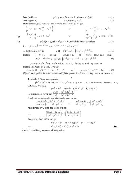 Differential Equations.pdf Ordinary Differential Equation Equations