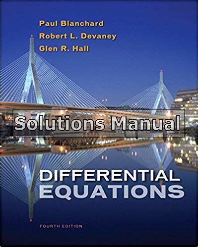 Differential equations 4th edition solutions manual. - Zur behandlung des carcinoms am ende der schwangerschaft.