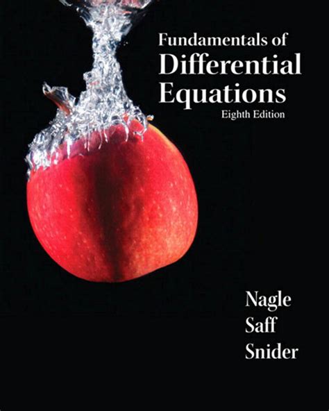 Differential equations solution manual nagle 8th. - Btec applied science level 3 textbook.